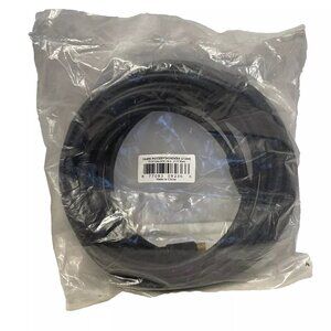 TV S-Video Male to Male Cable 25 ft 4 Pin Plug & Play Cord